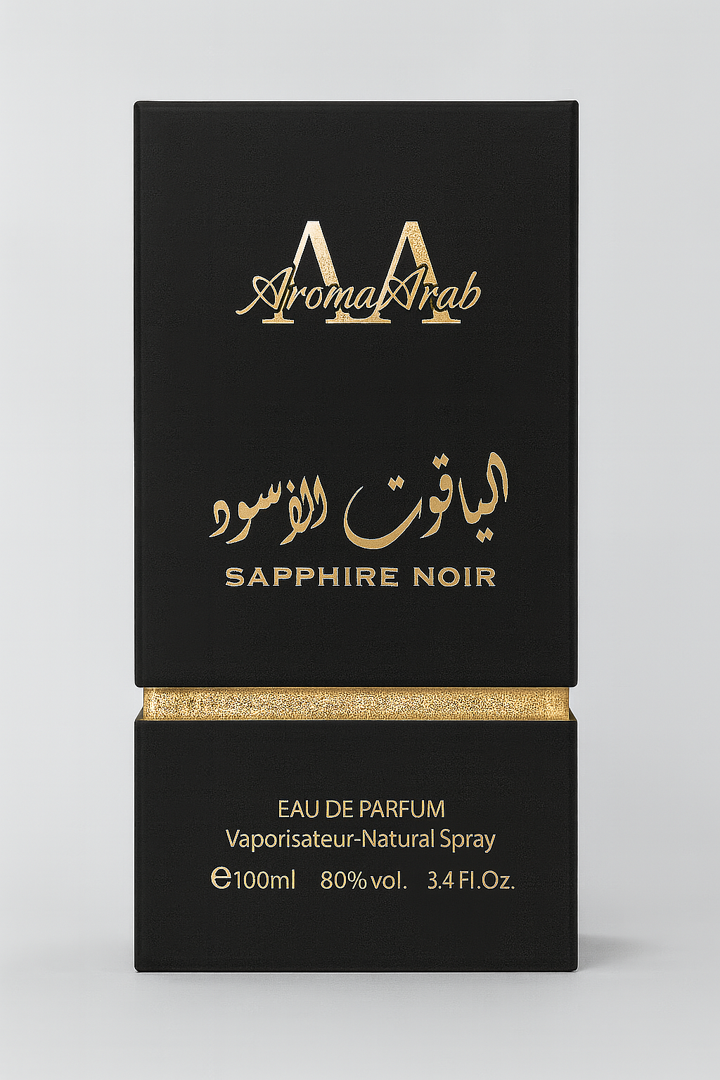 Sapphire Noir by Aroma Arab – Eau de Parfum for Men, 100ml | Original Luxury Fragrance from Dubai