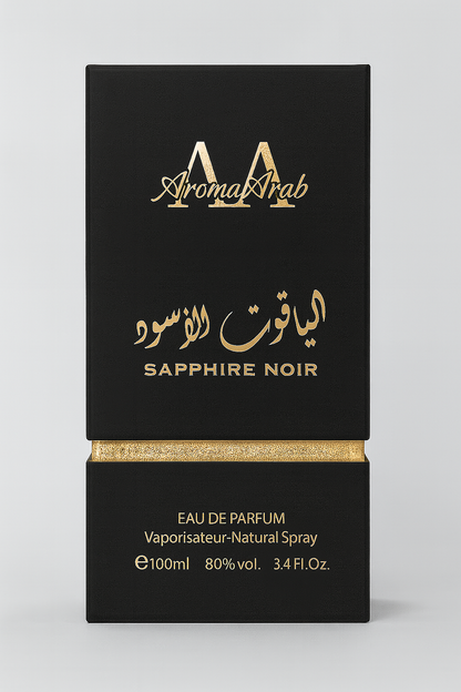 Sapphire Noir by Aroma Arab – Eau de Parfum for Men, 100ml | Original Luxury Fragrance from Dubai